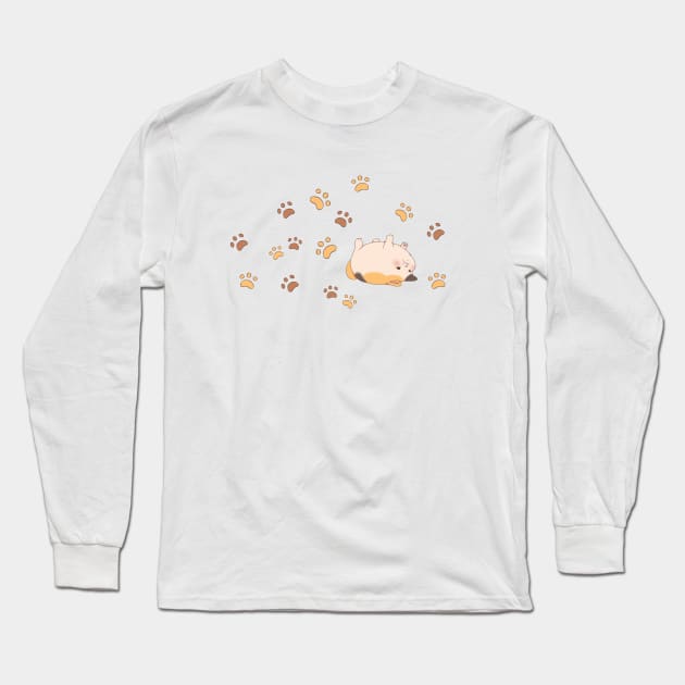 FFXIV - Fat Cat Long Sleeve T-Shirt by Thirea